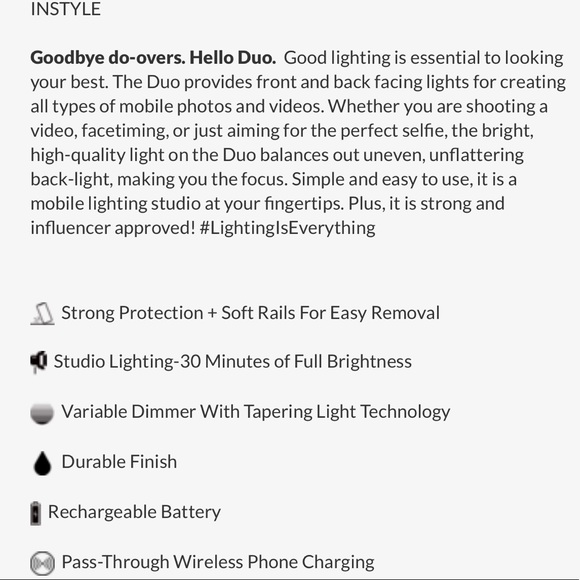 LuMee Duo Selfie Glitter Marble Pink IPhone Case - Picture 7 of 12